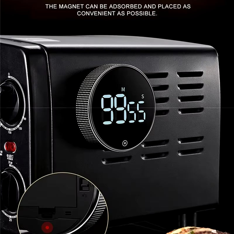 Magnetic Kitchen Timer Digital Timer Manual Countdown Alarm Clock Mechanical Cooking Timer Cooking Shower Study Stopwatch